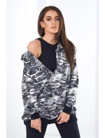 3dílná souprava Vřesoviště halenka, top a legíny šedá + černá 3dílná souprava Vřesoviště halenka, top a legíny šedá + černá