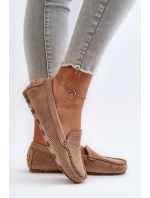 Dámské semišové mokasíny tmavě béžové Ranica Dámské semišové mokasíny tmavě béžové Ranica