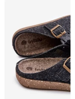 Pánské Pantofle S Přezkou Preventivní Pantofle Inblu MT000012 Grafitové Pánské Pantofle S Přezkou Preventivní Pantofle Inblu MT000012 Grafitové