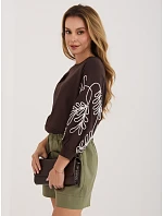 Halenka RV BL A367 1.18P tmavě hnědá
