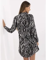 Šaty TO SK 1103 7.16P černobíle