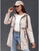 Dámská přechodná bunda parka GLAMJACKET light beige FashionStreet TY4382