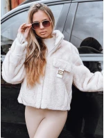 FashionStreet dámský krátký bílý kožich TY5250