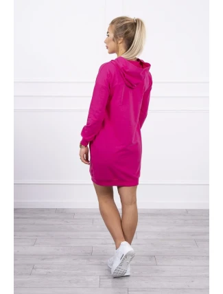 Šaty s kapucí fuchsiová Šaty s kapucí fuchsiová