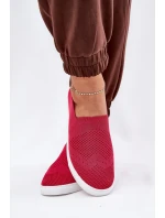 Dámské Tenisky Slip-on Big Star FF274A605 Fuchsie