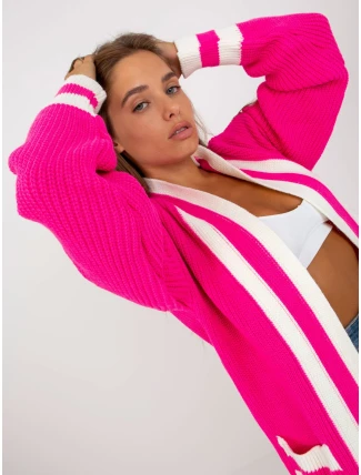 Dámský svetr LC SW 029 fluo růžová