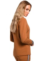 M459 Blejzr s pruhovanými žebrovanými manžetami - černý M459 Blejzr s pruhovanými žebrovanými manžetami - černý