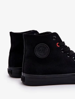 Dámské klasické vysoké tenisky Big Star T274033 Černé