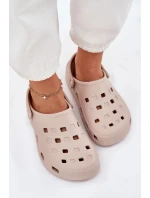 Dámské pěnové pantofle LEMIGO – béžové