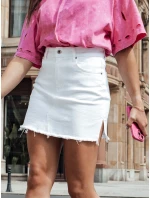 TRENDSTAR bílá sukně FashionStreet CY0464 TRENDSTAR bílá sukně FashionStreet CY0464