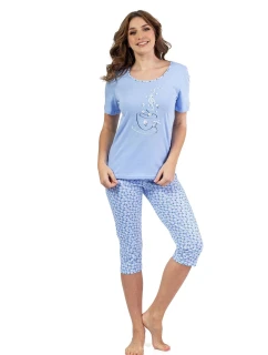 Dámské pyžamo 685 blue - REGINA