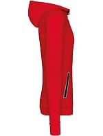 Kariban ProAct PA 360 Sportovní mikina s kapucí a 1/4 zipem 20.P360 red Kariban ProAct PA 360 Sportovní mikina s kapucí a 1/4 zipem 20.P360 red