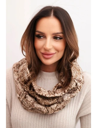 Komin dámský vlněný měkký zimní KN25 camelový