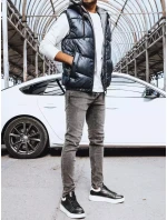 Pánská tmavě modrá vesta FashionStreet TX4141
