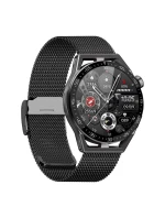 Chytré hodinky Rubicon RNCE88-2 Black- Černý silikonový řemínek + černý náramek Chytré hodinky Rubicon RNCE88-2 Black- Černý silikonový řemínek + černý náramek