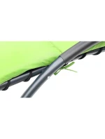 Lehátko se slunečníkem BERGAMO 200x125x180CM limetkově zelené