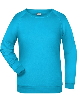 Daiber JN 793 Dámská raglánová mikina 02.0793 turquoise Daiber JN 793 Dámská raglánová mikina 02.0793 turquoise