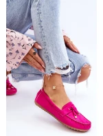 Klasické semišové mokasíny Fuchsie Good Time Klasické semišové mokasíny Fuchsie Good Time