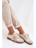 Dámské tenisky s ozdobným detailem Béžové Kalirina