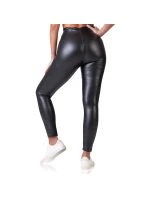 Dámské legíny koženého vzhledu RELAX & GO LEATHEROPTIC LEGGINGS - BELLINDA - černá