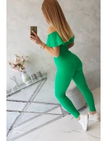 Sada s volánkem zelená