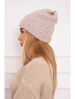 Fleecová čepice K204 béžová Fleecová čepice K204 béžová