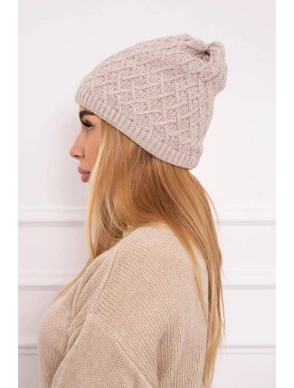 Fleecová čepice K204 béžová Fleecová čepice K204 béžová