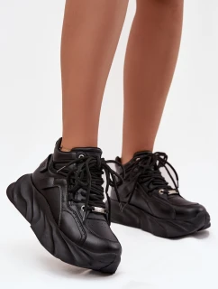 Dámské tenisky Přírodní kůže GOE SS2N4036 Černé