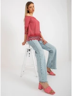 Dámská halenka LK BZ 506188.32X tmavě růžová - FPrice