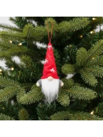 PŘÍVĚSEK S CETKOU TRPASLÍK ČERVENÝ 11CM