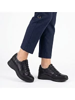 Dámské klasické sportovní polobotky černé M.Daszynski MR24129