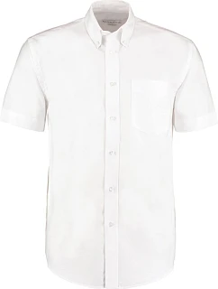 Kustom Kit KK 350 (13,5-18) Pracovní košile Oxford s krátkým rukávem 43.0350 white