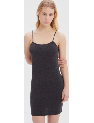 Dámské šaty na spaní QS6838E P7I tm.šedá - Calvin Klein