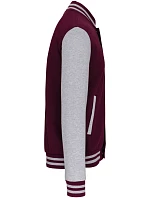 Kariban K 497 Unisex college bunda "Teddy" 20.K497 wine/oxford grey Kariban K 497 Unisex college bunda "Teddy" 20.K497 wine/oxford grey