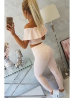 Frill set pudr růžový