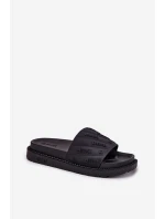 Dámské Pantofle Na Platformě Big Star RR274A540 Černé