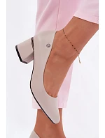 Lodičky na podpatku Vinceza 62292 Šedé