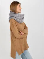 Tunelová šála AT KM 9501.10 šedá