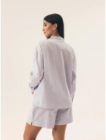 Henderson Dámské pyžamo 42782 Nanda dlouhé/r S-XL pruhované Henderson Dámské pyžamo 42782 Nanda dlouhé/r S-XL pruhované