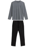 Pánské pyžamo 373 melange - Atlantic