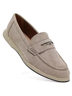 Dámské polobotky mokasíny béžové Vinceza 62273