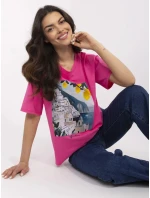 Tričko MI TS M3221 1.20P tmavě růžové