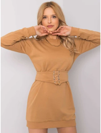 Šaty RV SK 6179.09 velbloud Šaty RV SK 6179.09 velbloud