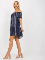 Dámské šaty D73771M30145I tmavě modré - Fresh Made