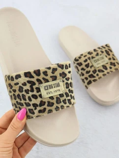 Dámské maskáčové plážové žabky pool beige SS274715