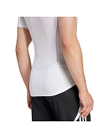 Pánské tričko adidas Techfit s krátkým rukávem bílé JP4675 pánské