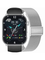 Dámské chytré hodinky GRAVITY GT28-9 řemínek + náramek Black Silver Dámské chytré hodinky GRAVITY GT28-9 řemínek + náramek Black Silver