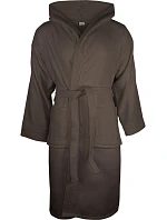 The One Towelling Velour Bathrobe Župan s kapucí 48.1043 taupe The One Towelling Velour Bathrobe Župan s kapucí 48.1043 taupe