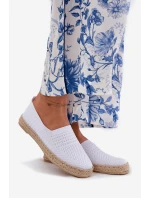 Dámské Espadrilky S Pletením Vinceza 13624 Bílé