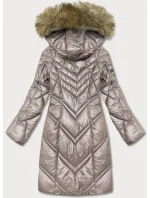 Dámská prošívaná bunda ve velbloudí barvě (H-97-2) Dámská prošívaná bunda ve velbloudí barvě (H-97-2)